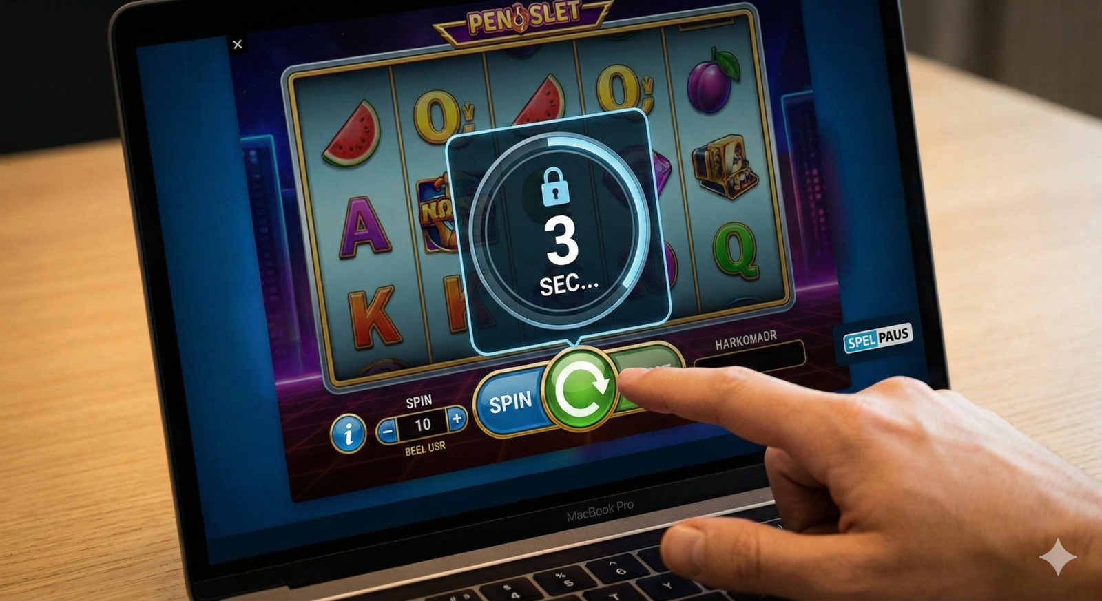 3-sekundersregeln på svenska casinon