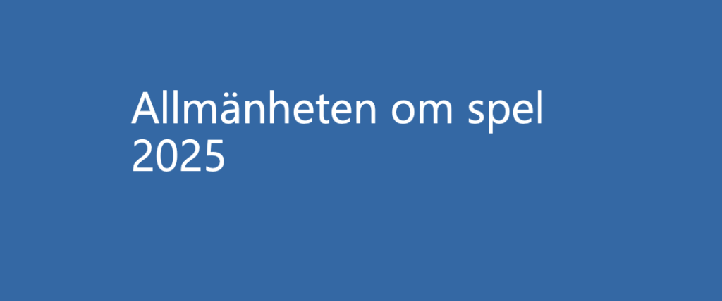 Allmänheten om spel 2025 - guide