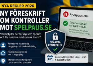 Ny föreskrift om kontroller mot Spelpaus.se